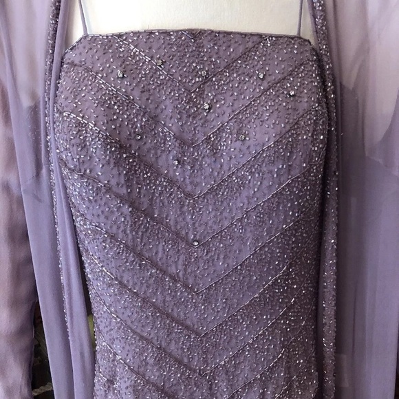 Elegance Montage Collection Mini Cheri Gown Size 12 Lavender - Picture 3 of 16
